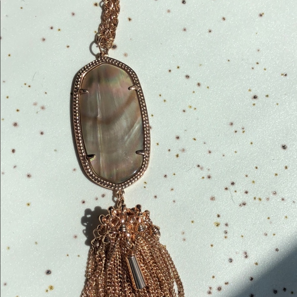 Kendra Scott Rayne long gold necklace - Picture 2 of 3
